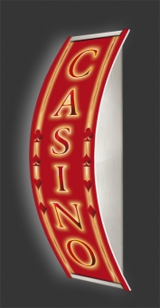 Casino-Wandleuchte Longlight - LED-Leuchte Motiv 012