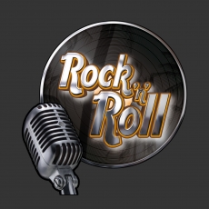 Wandbild Rock`n Roll Music
